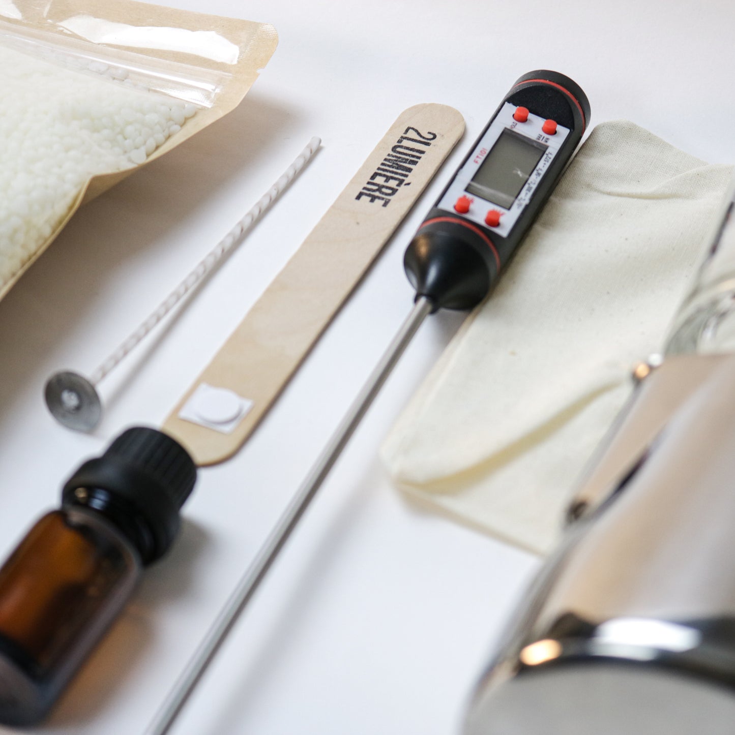 Materiales para hacer velas